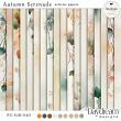 Autumn Serenade Digital Art Artistic Papers by Daydream Designs