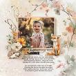 Autumn Serenade Digital Scrapbook Page by Cathy