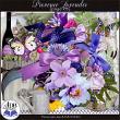 Provence Lavender Page Kit Elements