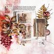 Digital scrapbook layout by Zinzilah using "Finis" collection