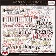 Santa Fe Trail Word Art