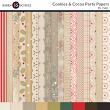 Cookies and Cocoa Party Digital Scrapbook Kit Paper Preview by Karen Schulz Designs