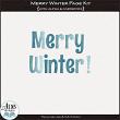 Merry Winter Digital Scrapbook Page Kit Plus Alpha Preview by ADB Designs