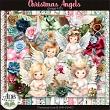 Christmas Angels Digital Scrapbook Page Kit Preview by ADB Designs