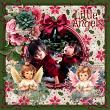 Christmas Angels by ADB Designs Digital Art Layout by Pia