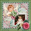 Christmas Angels by ADB Designs Digital Art Layout by Kabra