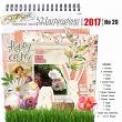 Digital scrapbook 52 Inspirations 2017 subscription by Vicki Stegall 20