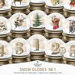 Snow Globes No 1 Printable Ephemera by A Whimsical Adventure at Oscraps