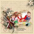 Handmade Christmas Digital Scrapbook Kit by Karen Schulz Layout 03 by Norma 