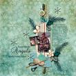 Handmade Christmas Digital Scrapbook Kit by Karen Schulz 