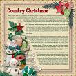 Handmade Christmas Digital Scrapbook Kit by Karen Schulz Layout 02 by  Linda 