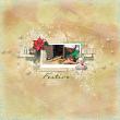 Handmade Christmas Digital Scrapbook Kit by Karen Schulz Layout by Linda