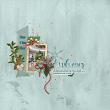 Handmade Christmas Digital Scrapbook Kit by Karen Schulz Layout by Anke