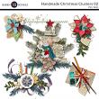 Handmade Christmas Digital Scrapbook Kit Clusters 02 by Karen Schulz