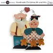 Handmade Christmas Digital Scrapbook Mr. and Mrs. Clausby Karen Schulz