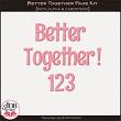 Better Together Page Kit Plus Alpha by ADB Designs