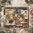 The Photographer's Album No 4 Nostalgic Christmas by A Whimsical Adventure at Oscraps | Page Design by Caro