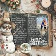 The Photographer's Album No 4 Nostalgic Christmas by A Whimsical Adventure at Oscraps | Page Design by Olga