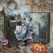 Gothic Dreamscapes No 1 Nocturnal Grace Scenes by A Whimsical Adventure at Oscraps | Page Design by Sylvia