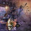 Whimsical Places No 1 The Witching Hour by A Whimsical Adventure | Oscraps: Page Design by Ona