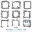 Whimsical Frames No 6 Winter Frames by A Whimsical Adventure at Oscraps