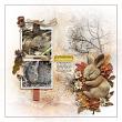 Woodland Fall Babies by A Whimsical Adventure at Oscraps | Page Design by Cfile