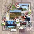 Digital Scrapbooking Layout by Judith using Wine Not Brushes by ninigoesdigi at Oscraps