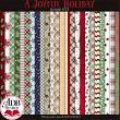 A Joyful Holiday Page Kit Papers by ADB Designs