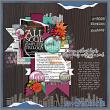 Digital Scrapbooking Layout by Christelle using Totally Booked Flairs by ninigoesdigi at Oscraps