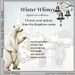 Winter Whimsy Digital Art Collection Selection Options