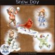 Snow Day Digital Scrapbook Blendables Preview by ADB Designs