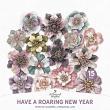 Have A Roaring New Year by A Whimsical Adventure at Oscraps | Flowers