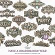 Have A Roaring New Year by A Whimsical Adventure at Oscraps | New Year Word Trinkets