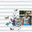 Digital Scrapbooking Layout by Evelyn with Gentle Breeze Patterns by ninigoesdigi at Oscraps