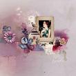 Digital scrapbook layout by Lynn Grieveson using "Still Dreaming" collection