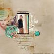 Digital scrapbook layout by Lynn Grieveson using "Still Dreaming" collection