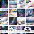 Living in Color Digital Art Papers by Art Addicts