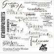 Grandmas Garden Digital Art Wordart by Art Addicts