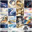 All Aboard Digital Art Kit Papers by Art Addicts