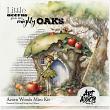 Acorn Woods Digital  Art Mini Kit by Art Addicts