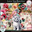 Love You Bunches Page Kit Elements by ADB Designs