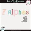 Love You Bunches Alphas by ADB Designs