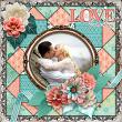 Love You Bunches by ADB Designs Digital Art Layout by Kabra