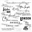 London Flair Digital Art Wordart by Art Addicts