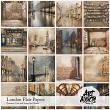 London Flair Digital Art Papers by Art Addicts