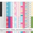 Memorable Moments February digital scrapbooking patterns by ninigoesdigi at Oscraps