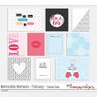 Memorable Moments February digital scrapbooking pocket cards by ninigoesdigi at Oscraps