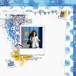 Digital scrapbook layout by Lynn Grieveson using 'Brand New Day' collection