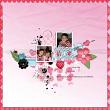 Digital Scrapbooking Layout by Tricia with Memorable Moments February Gradients by ninigoesdigi at Oscraps