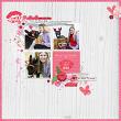 Digital Scrapbooking Layout by Tiffany with Memorable Moments February Pocket Cards by ninigoesdigi at Oscraps